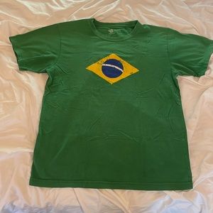 Mens M Green Brasil Shirt